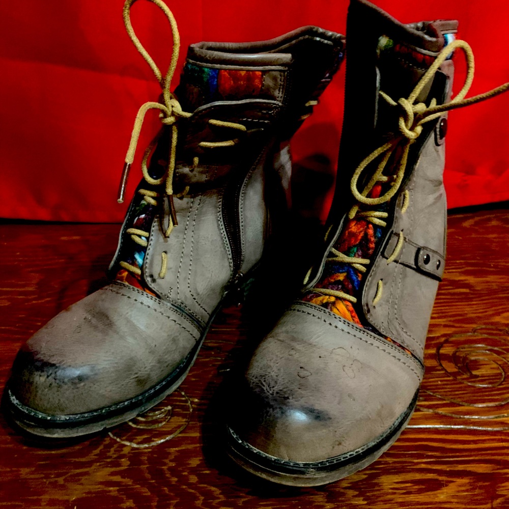 Funky Multicoloured boots